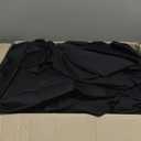 BDK PolyPro Car Seat Covers Full Set in Solid Black, Front and Rear Split Bench Seat Covers for Cars, Easy to Install Car Seats Cover Set and Accessories for Auto Trucks Van SUV - Solid Black