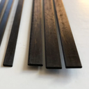 Flat Carbon Fiber RODS - 12mm x 3mm x 1000mm – Pultruded Flat Solid Rod - Black Matte Finish - Pure Solid Carbon Fibre Flat Strips - for RC Planes-Drones, Boat DIY Craft Projects