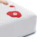 Cozymaker Queen Size 100% Waterproof Mattress Protector, Cooling Mattress Cover Fitted 8-21" Deep Pocket, 3D Air Fabric Soft Breathable Bed Mattress Pad Cover Noiseless Washable