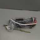 Universal Toilet Flusher Replacement Kit, Fill Valve, 2-Inch Flapper, Toilet Handle Lever, Adjustable, Quiet, Easy to Install, Complete Toilet Parts Inside Tank Kit (Red, 1-Pack)