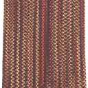 Colonial Mills Durban Braided Multi Runner - Rusted Red 30" x8'
