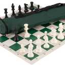 U.S. Chess Quiver Chess Set Combination - Triple Weighted (Green)