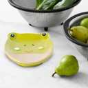 Frog Shaped Spoon Rest Ceramic Spoon Holder for Stove and Countertop Decorative Utensil Rest Fun Cooking Accessory and Housewarming Gift for Kitchen Frog Lovers