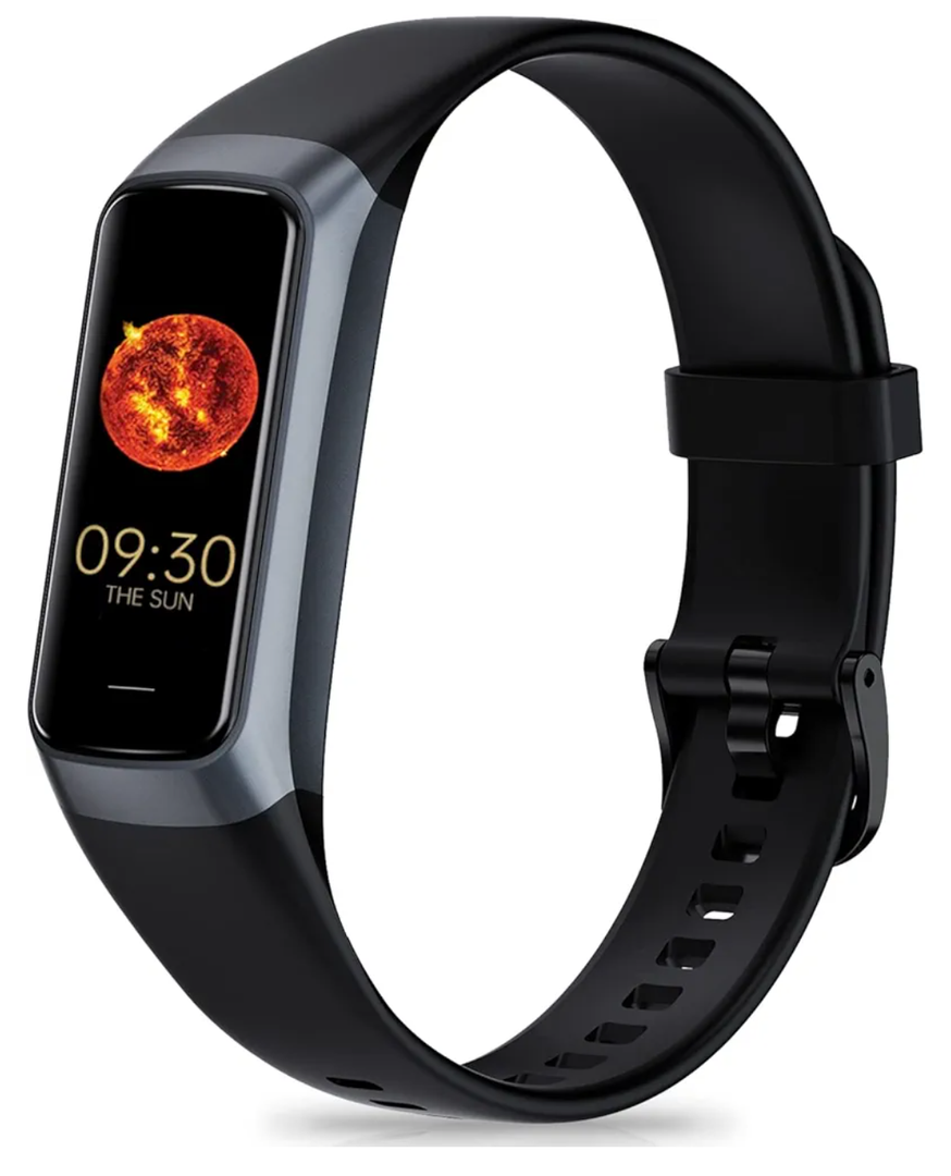 Fitness Tracker with 24/7 Heart Rate, Blood Oxygen Blood Pressure Sleep Monitor, Activity Trackers 5 ATM Waterproof,Step Calorie Counter Pedometer Health Smart Watch for Women Men