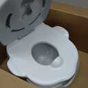 Munchkin Arm & Hammer Multi-Stage 3-in-1 Potty Seat, (Potty Chair, Trainer Ring and Step Stool), Grey