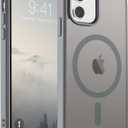 SUPFINE Magnetic for iPhone 11 Phone Case (Compatible with MagSafe) (Military Grade Drop Protection) Slim Translucent Matte Shockproof with Anti-Fingerprint Phone Case,Gray