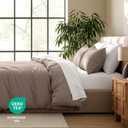 Bare Home Bedding Duvet Cover King Size - Premium 1800 Super Soft Collection - Lightweight, Cooling - Soft Breathable Bedding Duvet Cover (King, Taupe)