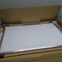 Magnetic Dry Erase Board for Doors, 30x20 Inch Whiteboard with Adjustable Long Arm Hook Mount - Easy to Install, Portable Hanging White Board for Home, Dorm Room, Office Cubicle & Small Spaces