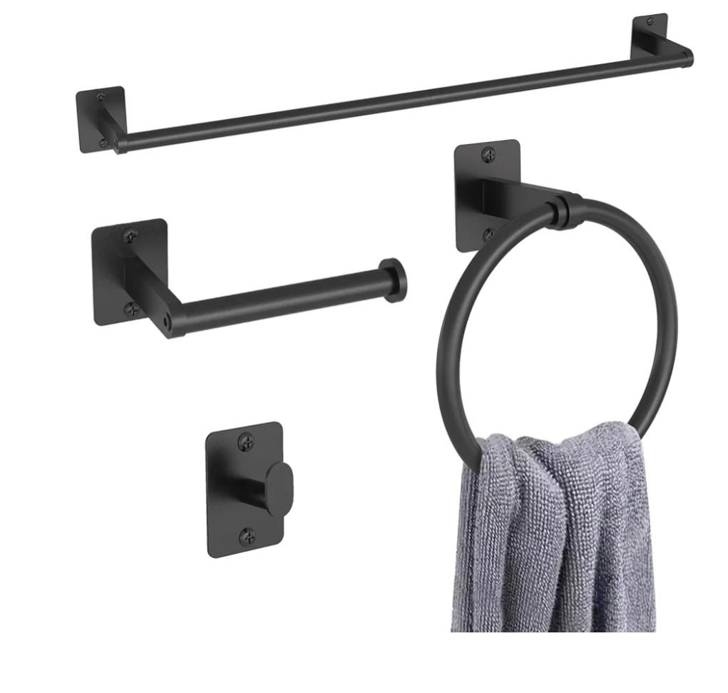 Toilet paper holder grab bar.