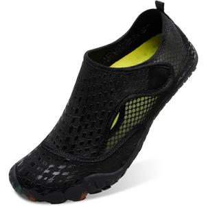 L-RUN Barefoot Water Shoes Women Mens Aqua Sock Athletic Hiking Water Sports Shoes for Swim Beach Pool Sand Diving Walking