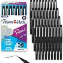 Paper Mate Flair Felt Tip Pens, Medium Point (0.7mm), Black, 30 Count