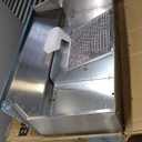 24 inch Range Hood Under Cabinet, Stainless Steel Kitchen Hood 280CFM, Ducted/Ductless Vent Hood with Rocker Button Control, Stove Hood with 2 Speeds Fan, Bright LED Light