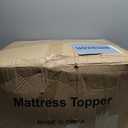 Queen Mattress Topper - Extra Thick Mattress Pad Cover - Pillow Top with Soft Breathable Spiral Fiber Filling, 8-21 Inch Deep Pocket, Cooling, White