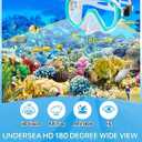 Ubekezele Snorkeling Gear for Adults Men Women,4 in 1 Snorkel Set with Panoramic View Diving Mask Anti-Fog Anti-Leak,Dry Top Snorkel,Fins and Travel Bag for Swimming,Snorkeling and Travel Diving