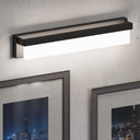 LIGHTINN LED 24.4" Bathroom Vanity Light Fixture Modern Finishing Stainless Steel Lighting Bar Bathroom Over Mirror Light (Black)