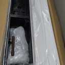 2 Pack Hanging Wall Planter Boxes 40" Large White Rectangular Flower Box with Window Bracket Self Watering System Railing Planter Outdoor Plant Pot Container Deck Rail Fence Balcony