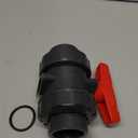 FANOVO PVC Union Ball Valve,1 1/2"True Union Ball Valve with Full Port, EPDM o-Rings,Slip Socket,PVC Valve for Swimming Pool, Irrigation(1, 1 1/2")