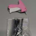 Stitch Gun for Clothes - Handheld Stitch Gun Quick Clothing Fixer - Tagging Gun - Includes 6 Needle, 1000 Black Fasteners & 1000 White Fasteners (Pink/Orange)