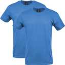 Gildan Adult Softstyle Cotton T-Shirt, Style G64000, Multipack (Large, Sapphire)