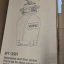CIPU 12inch Sand Pool Filter Tank System with 4-Way Valve Easy to Install for Above Ground Swimming Pools