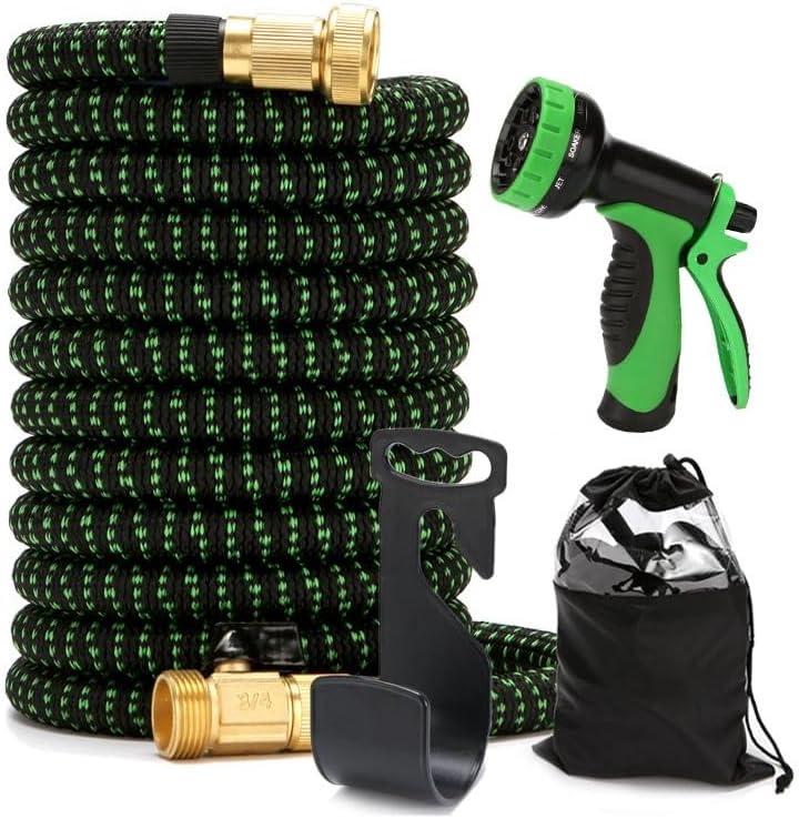 Garden Hose Nozzle 10 Patterns 50ft High Pressure Car Wash Gun