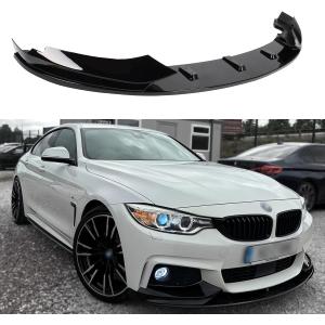 Front Lip Fits 2014-2020 BMW 4 Series F32 F33 F36 M Sport, Gloss Black