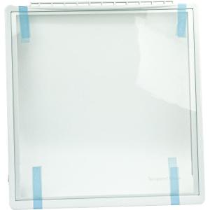 Upgaded 241969501 Shelf Frame and 240443384 Refrigerator Glass Crisper Cover for frigidaire, Replaces AP4433007,1512992,PS2363832 (Grey)