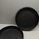 Plant Saucer Tray for Ceramic Plastic Pots, 20 inch Plant Saucers for Indoors, Pot Saucers Trays, Bird Bath Bowls, Flower Planter Water Drip Trays for Pots Base (20", Black)