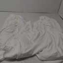 Lush Decor Ruched Ruffle Elastic Easy Wrap Around Bedskirt, Queen/King/Cal King, Polyester, Ivory