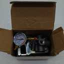 Relaxweex Air Compressor Pressure Switch 26 Amps 120/240 Volts 120-155 Psi with 0-200 Psi Air Gauge 1/8''NPT and Safety pressure relief Valve 1/4 Male NPT