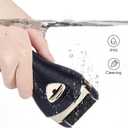 Electric Foot Callus Removers Rechargeable, Portable Electronic Foot File Pedicure Tools, Electric Callus Remover Foot Scrubber Kit, Professional Foot Care Ideal Gift for Dead, Hard Cracked Dry Skin (003-black)