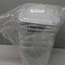 Large Thicker Food Storage Containers with Lids Airtight 5.3L/179Oz, 4pcs Plastic Pantry Storage Container for Dry Food/Flour/Sugar/Pasta/Cereal/Baking Supplies, Canister for Kitchen Organization