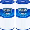 Cryspool 04061 Filter Compatible with C-4335, PRB35-IN, R173431, Guardain 409-219, FC-2385, 03FIL1300, 35 Sq. Ft Spa Filter Cartridge, 2 Pack