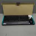 Logitech MK345 Wireless Keyboard and Mouse Combo with Palm Rest, 2.4 GHz USB Receiver, Compatible with PC, Laptop, Black