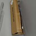 Matte Silver Shower Curtain Rod,1 Inch Diameter Stainless Steel Adjustable Spring Tension Rods 32 to 80",with Holders,Anti-Slip,Curtain Rods No Drilling(1 Pack)