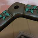 Fairy Door Interior Pet Door - Large Cat Door for Cats Up to 20 lbs, Durable & Versatile Indoor Kitty Door for Solid or Hollow Core, Stylish Cat Hole, Comfortable, Easy Install, with Tight Lock (Brown)