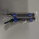 2pcs Hard Steel Splined CVD Driveshaft Axles for Traxxas 1/10 MAXX Maxx Slash 8950