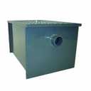 John Boos GT-100 Carbon Steel Grease Interceptor, 30.5" Long by 21.5" Tall by 22.25" Wide, 100 lbs Grease Capacity