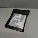 3 x 6" Aluminum House Numbers, Black Metal Address Door Numbers, Metal House Address Number for Outside, Modern Apartment Street Mailbox Number (5)