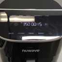 Nuwave Brio Plus Air Fryer 8 Qt, New & Improved, PFAS-FREE, 7 Digital One-Touch Cook Functions that AIR FRY, BAKE, ROAST, DEHYDRATE, TOAST, REHEAT, PREHEAT, 150 Presets, 50F~400F, 700/1500/1800W (Black)