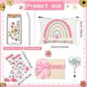 Skylety 5 Pcs Pink Christmas Vet Tech Gifts, Veterinarian Gifts for Women, Veterinarian Appreciation Gift, Vet Tech Accessories Supplies, Glass Cup Basket Set for Veterinary Practitioner Graduate