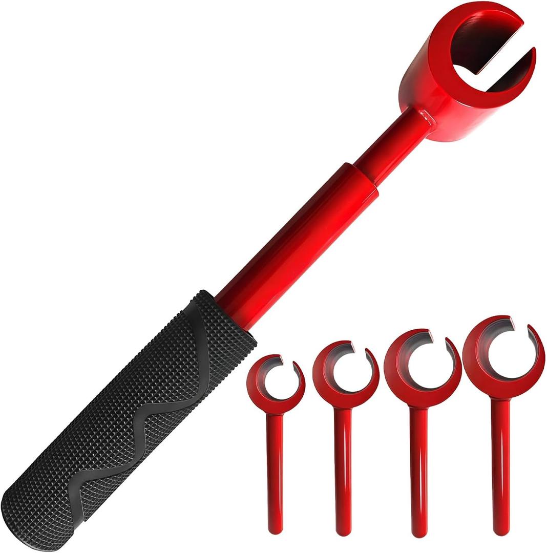 OMISTAR Hinge Gap Adjustment Wrench Set, 4-in-1 Door Hinge Repair Tools, 0.55"/ 0.71"/ 0.91"/ 0.98", Precision Adjusting Wrenches, Multi-Size Door Alignment Tool Kit