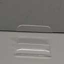 Acrylic Mail Organizer - 2 Section Desk Organizer with File Sorter and Letter Holder