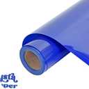 3D Puff HTV Matte Heat Transfer Vinyl Roll 12" x 12ft Iron on for Heat Press T Shirt for All Cutter Machine Heat Vinyl Design (12ft, 3D Puff Sapphire Blue)