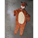  Unisex Adult Christmas Costume, Plush Santa Onesie Reindeer One-Piece Cosplay Pajamas (Large)