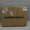 Kitstorack Adjustable Microwave Oven Rack,Microwave Stand Shelf Heavy Duty 2-Tier Shelf with Cutting Boards Stand for Kitchen Shelves Counter Top Organizer, Holds 120lbs,9 Hooks