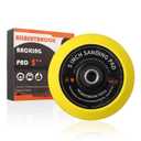 5 Inch Hook and Loop Backing Pad 5 Inch Backing Plate with 5/8-11 Threads Sanding Pad Angle Grinder Accessories Sanding Buffing Polishing,1 Pack