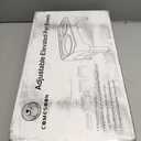 Elevated Bowls, 4 Height Adjustable Raised Stand With 2 Thick 50oz Stainless Steel Food Bowls, Non-Slip Feeder for Dogs, Adjusts to 3.7", 9.2", 10.75", 12.36" Light Brownish Gray