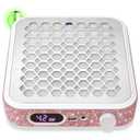 Nail Dust Collector, Rechargeable Dust Collector Nail Tech, Powerful Vacuum Fan Vent Dust Collector Extractor Dust Suction Machine for Acrylic Nails Polishing, Nail Salon&Home, Pink