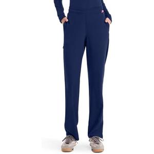 Med Couture Scrub Pants for Women Straight Leg Pull-On Pant with 4 Pockets Moisture Wicking & 360° Stretch - MC103 Size M